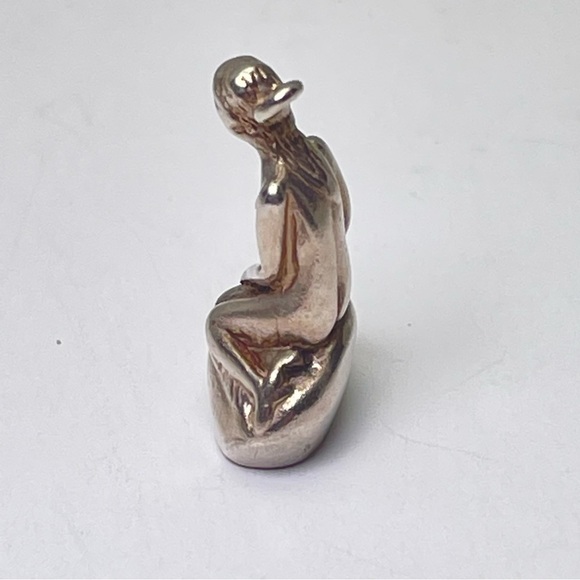 Vintage Sterling Silver Little Mermaid Charm - Picture 8 of 13